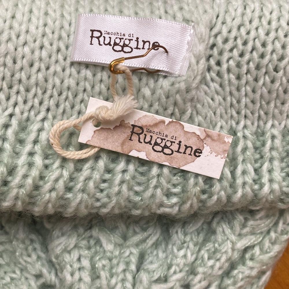 Ruggine Cozy Knit Beanie in Mint - Picture 3 of 3
